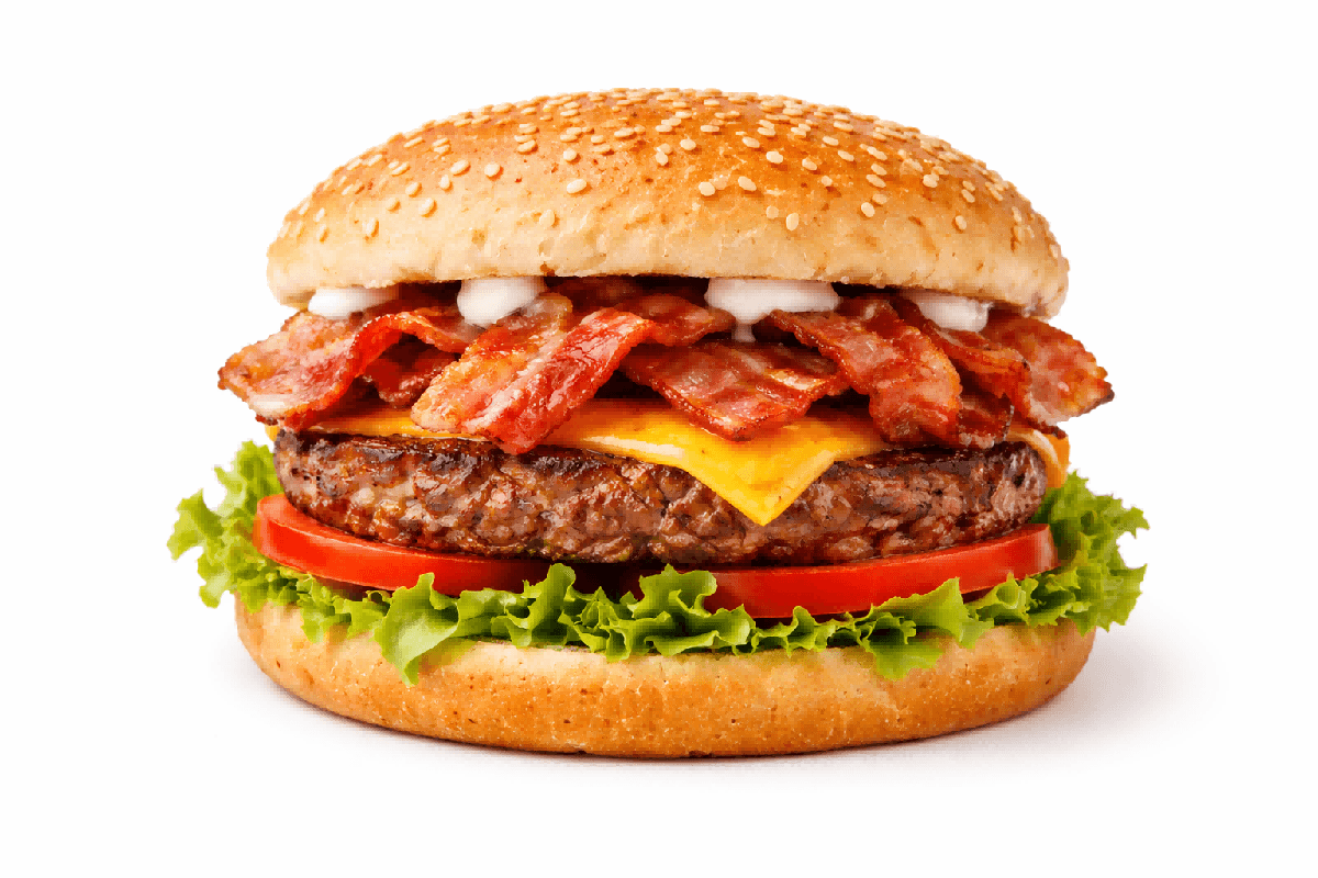 Burger crispy bacon