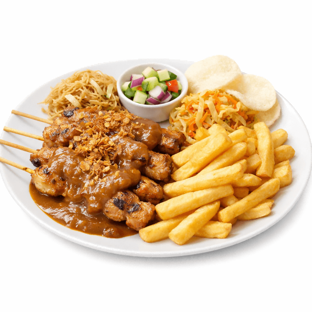Saté kip Menu