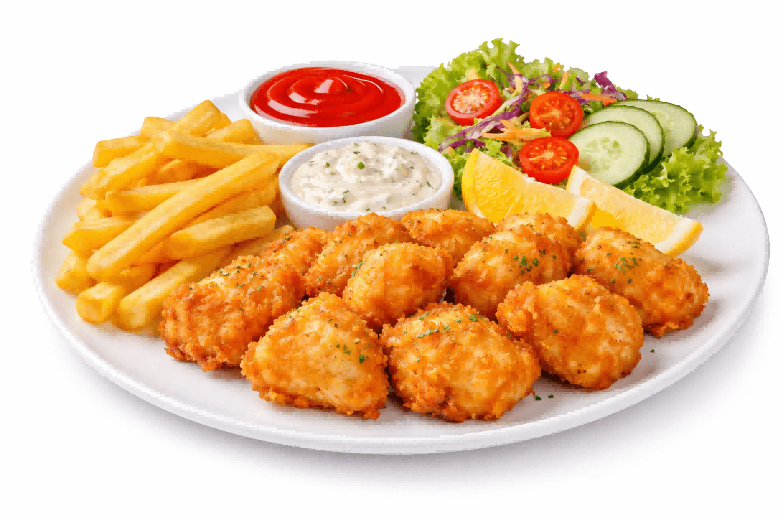 Kibbeling menu